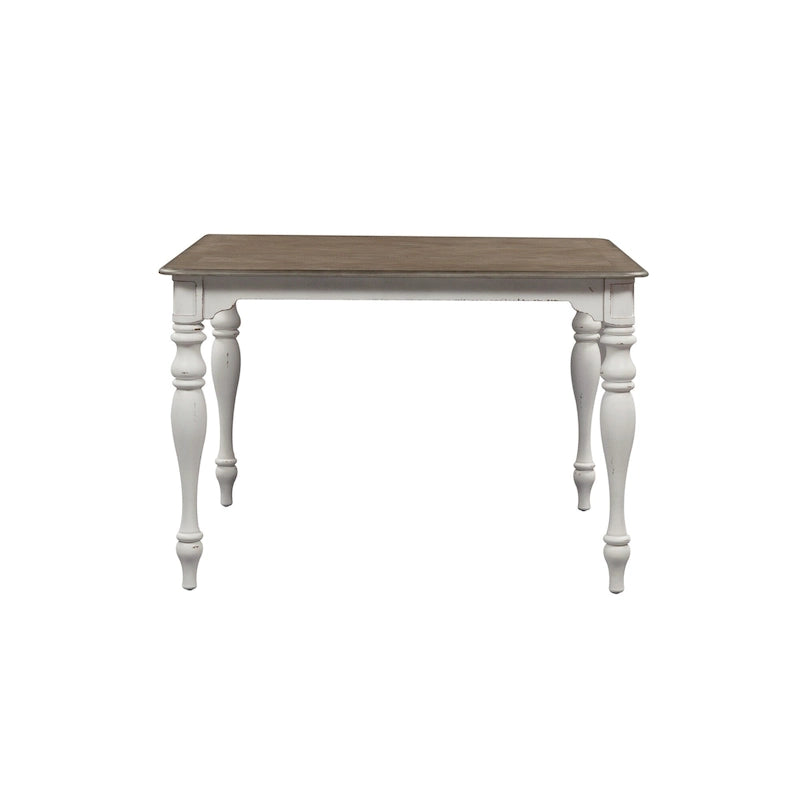 Set da 5 tavoli da riunione Magnolia Manor Antico Bianco Effetto Legno Invecchiato