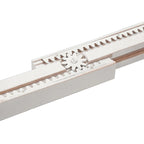 Set da 5 tavoli da riunione Magnolia Manor Antico Bianco Effetto Legno Invecchiato