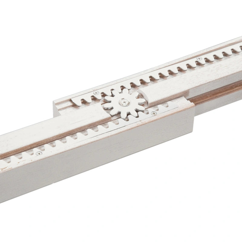 Set da 5 tavoli da riunione Magnolia Manor Antico Bianco Effetto Legno Invecchiato