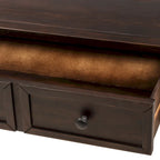 Tavolino consolle con 2 cassetti e ripiano inferiore Copper Grove Barregarrow