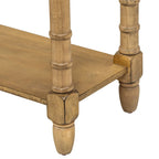 Tavolino consolle con 2 cassetti e ripiano inferiore Copper Grove Barregarrow