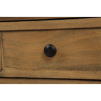 Tavolino consolle con 2 cassetti e ripiano inferiore Copper Grove Barregarrow