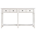 Tavolino consolle con 2 cassetti e ripiano inferiore Copper Grove Barregarrow
