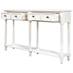 Tavolino consolle con 2 cassetti e ripiano inferiore Copper Grove Barregarrow