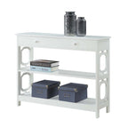 Convenience Concepts Omega Tavolo Consolle a 1 Cassetto con Ripiani