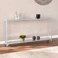 Console da tavolo stretta in metallo Glenn di SEI Furniture