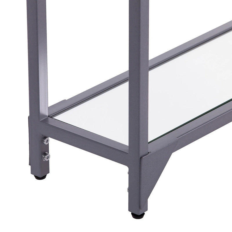 Console da tavolo stretta in metallo Glenn di SEI Furniture