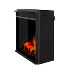Mobile TV con caminetto elettrico Eliot 81 Grand in bianco di Real Flame