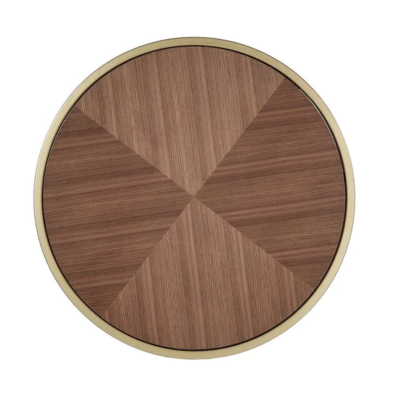 Tavolino rotondo Cooke con base in metallo di iNSPIRE Q Modern