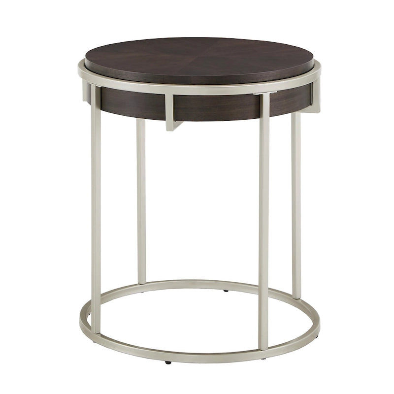 Tavolino rotondo Cooke con base in metallo di iNSPIRE Q Modern
