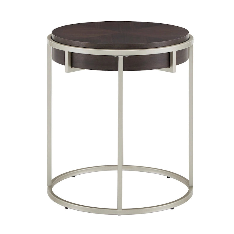 Tavolino rotondo Cooke con base in metallo di iNSPIRE Q Modern
