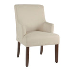HomePop Meredith Anywhere Chair - Poltrona con tessuto crema resistente alle macchie