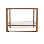 SEI Furniture Table basse Glam dorée en métal