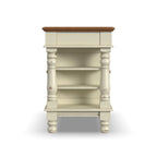 Isola da Cucina Americana Off-White con Contenitore
