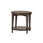 Tavolino rotondo Penton Espresso Stone