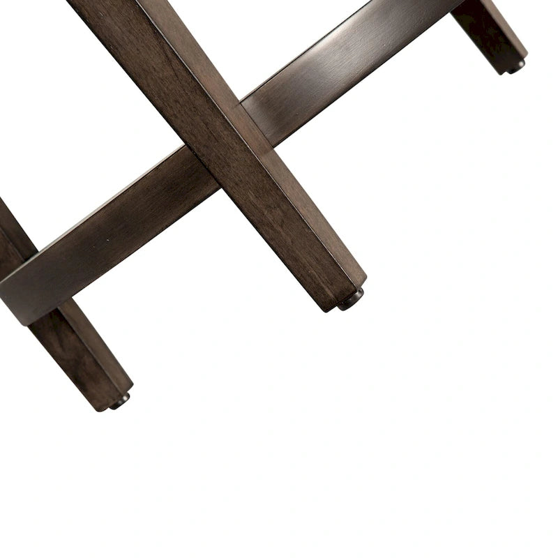 Tavolino rotondo Penton Espresso Stone