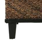 Table basse en abaca tressé par East at Main