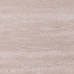 Tavolino rotondo moderno SEI Furniture Aldea con ripiano effetto marmo e ripiano in legno effetto legno