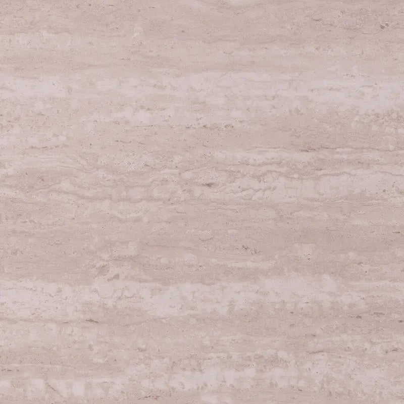 Tavolino rotondo moderno SEI Furniture Aldea con ripiano effetto marmo e ripiano in legno effetto legno