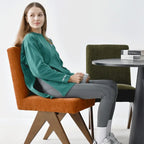 Chaise de salle à manger moderne du milieu du siècle (lot de 2)
