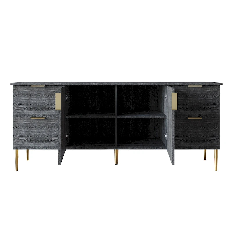 Credenza dalle linee pulite, moderna e lussuosa CraftPorch