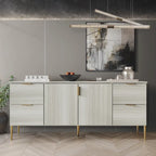 Credenza dalle linee pulite, moderna e lussuosa CraftPorch