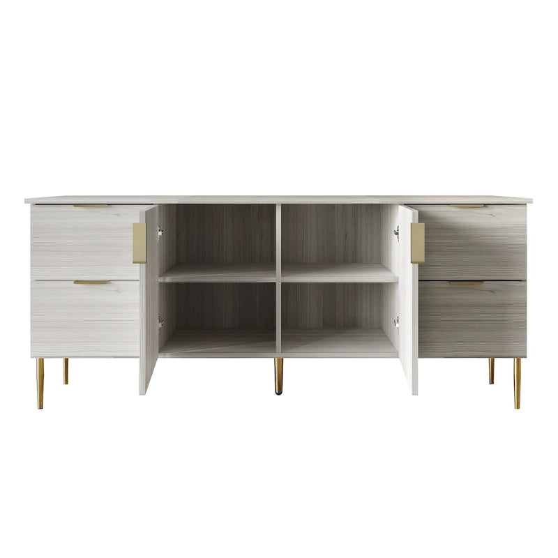 Credenza dalle linee pulite, moderna e lussuosa CraftPorch