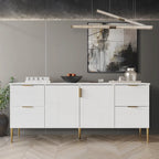 Credenza dalle linee pulite, moderna e lussuosa CraftPorch