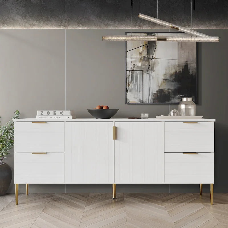 Credenza dalle linee pulite, moderna e lussuosa CraftPorch