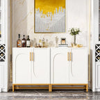 Credenza Buffet Mobile Contenitore con Anta per Cucina Sala da Pranzo, Mobile Accent per Soggiorno