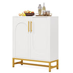 Credenza Buffet Mobile Contenitore con Anta per Cucina Sala da Pranzo, Mobile Accent per Soggiorno