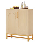 Credenza Buffet Mobile Contenitore con Anta per Cucina Sala da Pranzo, Mobile Accent per Soggiorno