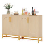 Credenza Buffet Mobile Contenitore con Anta per Cucina Sala da Pranzo, Mobile Accent per Soggiorno
