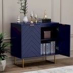 Buffet de rangement avec étagères ajustables pour salon, cuisine