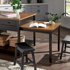 Isola Cucina Estensibile Eleanor bicolore effetto anticato con 3 cassetti di iNSPIRE Q Classic