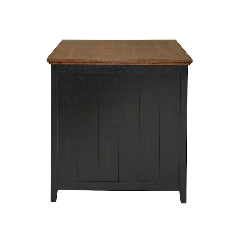 Isola Cucina Estensibile Eleanor bicolore effetto anticato con 3 cassetti di iNSPIRE Q Classic