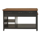 Isola Cucina Estensibile Eleanor bicolore effetto anticato con 3 cassetti di iNSPIRE Q Classic