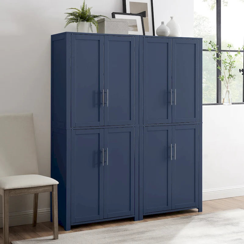 Crosley Savannah 2-Piece Kitchen Storage Pantry Set