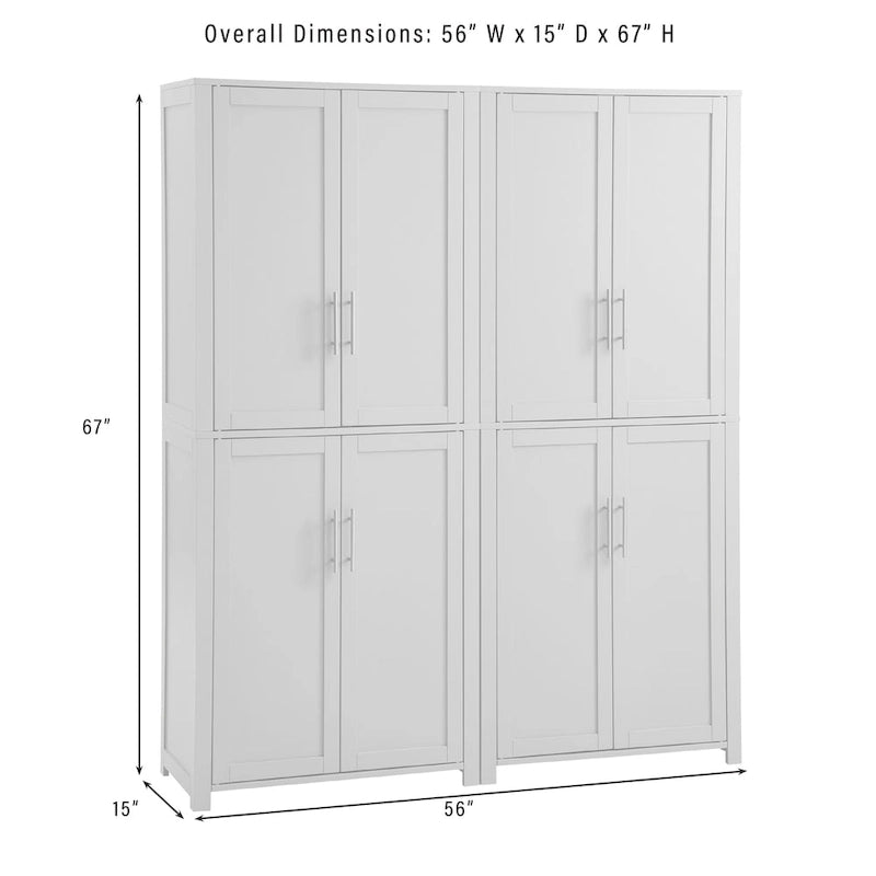 Crosley Savannah, set da dispensa da cucina da 2 pezzi