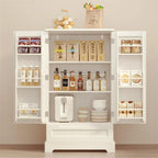 Meuble de rangement pour garde-manger de cuisine, meuble de rangement autonome avec étagères et 1 tiroir