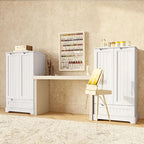 Meuble de rangement pour garde-manger de cuisine, meuble de rangement autonome avec étagères et 1 tiroir