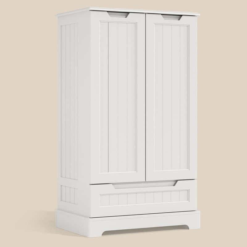 Meuble de rangement pour garde-manger de cuisine, meuble de rangement autonome avec étagères et 1 tiroir