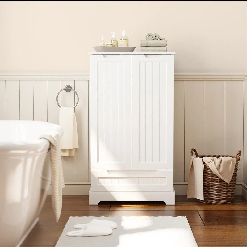Meuble de rangement pour garde-manger de cuisine, meuble de rangement autonome avec étagères et 1 tiroir