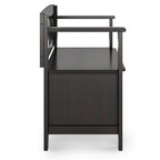 WYNDENHALL Halifax Banc de rangement pour petite entrée en bois massif de 36 pouces de large - 17P x 36L x 27,8H