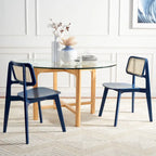 SAFAVIEH Luz Cane Dining Chair - 17 L x 20 P x 32 H - 17Lx20Px32H