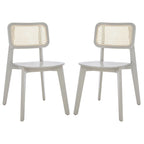 SAFAVIEH Luz Cane Dining Chair - 17 L x 20 P x 32 H - 17Lx20Px32H