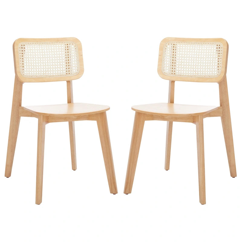 SAFAVIEH Luz Cane Dining Chair - 17 L x 20 P x 32 H - 17Lx20Px32H