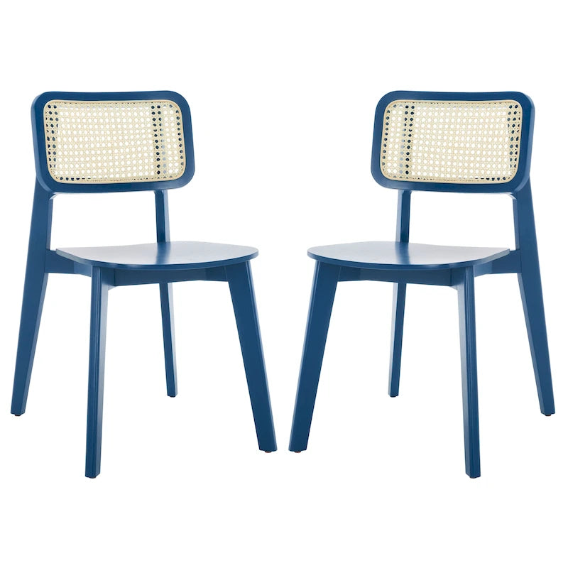 SAFAVIEH Luz Cane Dining Chair - 17 L x 20 P x 32 H - 17Lx20Px32H