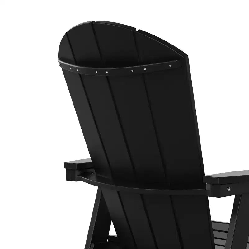 Ensemble table de salle à manger ronde et fauteuils à dossier incurvé WestinTrends 5 pièces pour patio extérieur