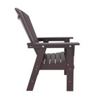 Ensemble table de salle à manger ronde et fauteuils à dossier incurvé WestinTrends 5 pièces pour patio extérieur